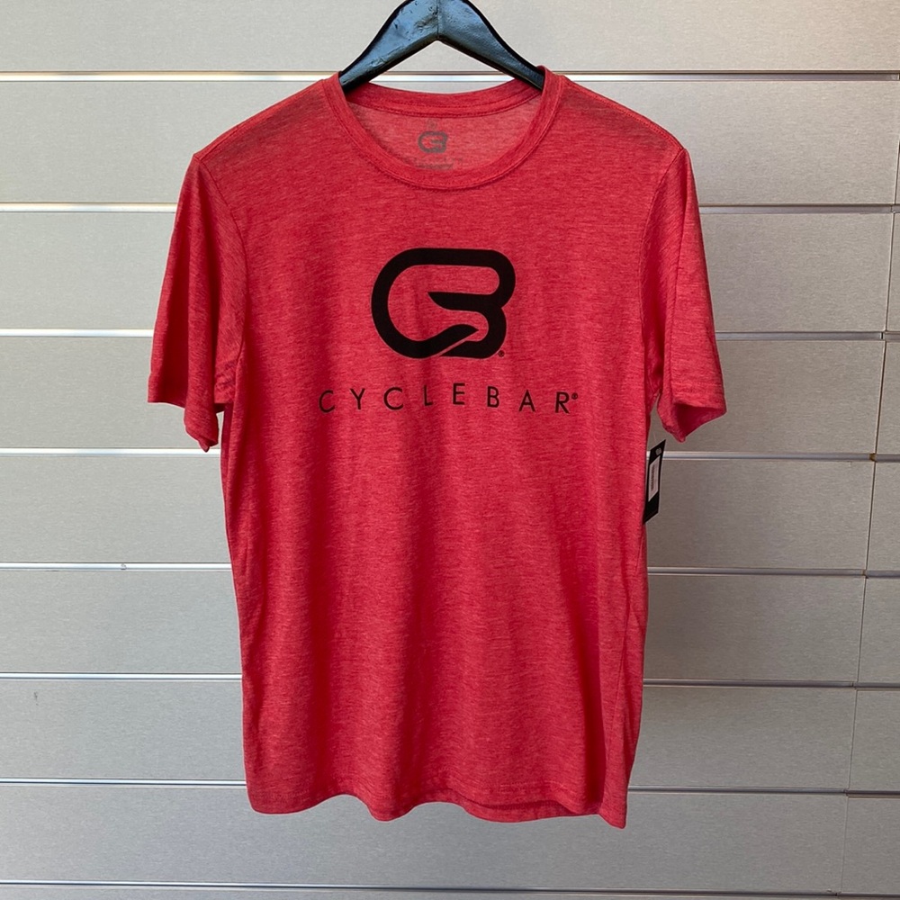 CycleBar Men’s Classic Tee - Red/Black - NWT